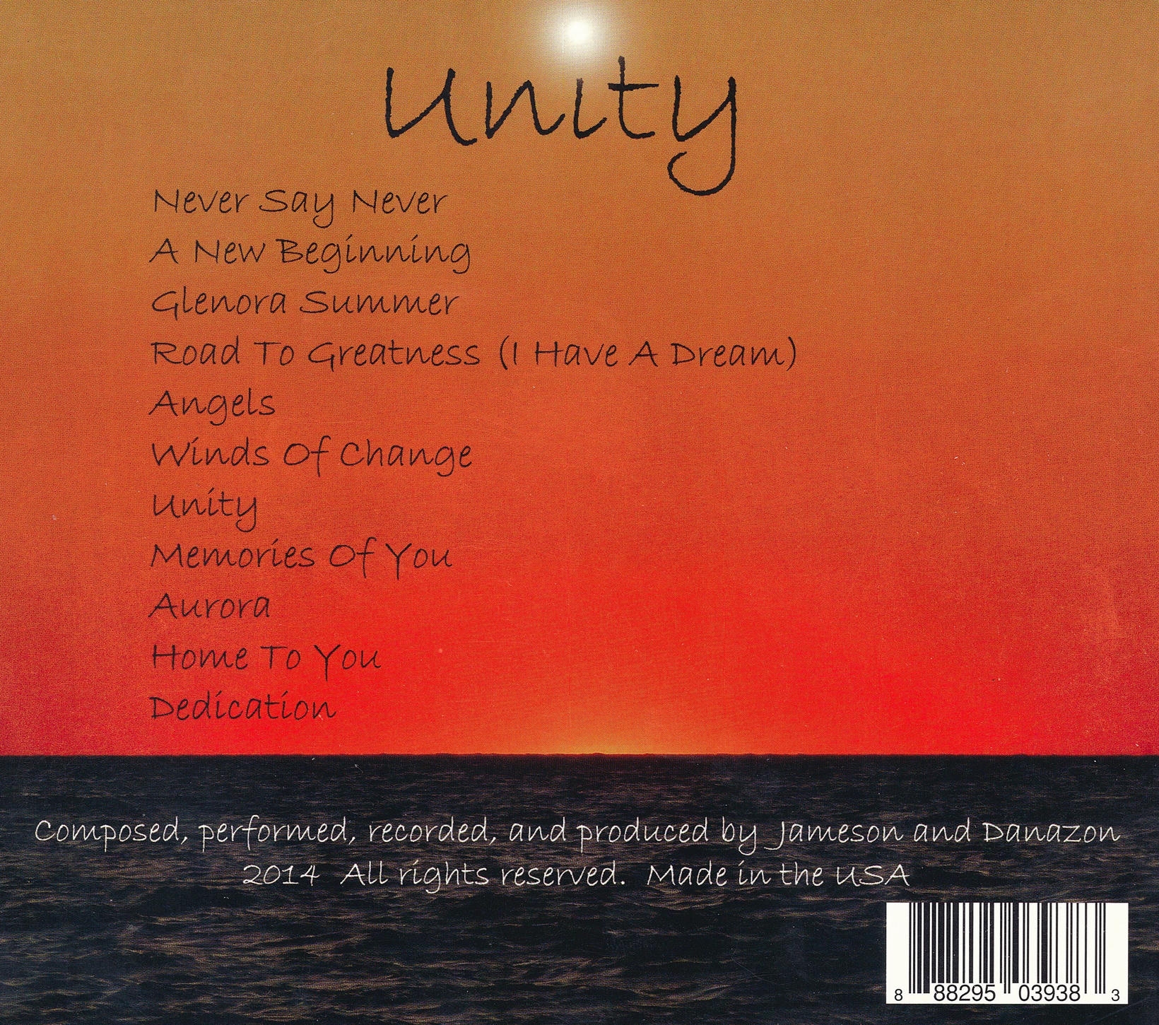 unity back cover